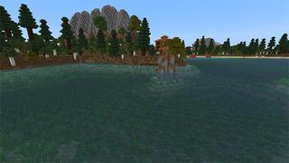 Screenshot of the Minecraft Bedrock Marketplace product M1 Powerboat Racing created by Netherpixel.