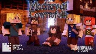 Thumbnail of the Minecraft Bedrock Marketplace product Medieval Townsfolk Skin Pack created by Netherpixel.