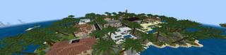 Panorama of the Minecraft Bedrock Marketplace product Millionaire Paradise created by Netherpixel.