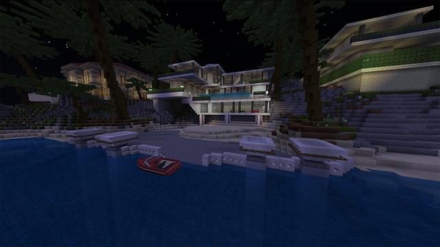 Screenshot of the Minecraft Bedrock Marketplace product Millionaire Paradise created by Netherpixel.