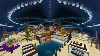 Screenshot of the Minecraft Bedrock Marketplace product Millionaire's Base Underwater created by Netherpixel.