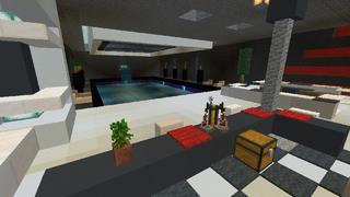 Screenshot of the Minecraft Bedrock Marketplace product Millionaire's Villa and Bunker created by Netherpixel.