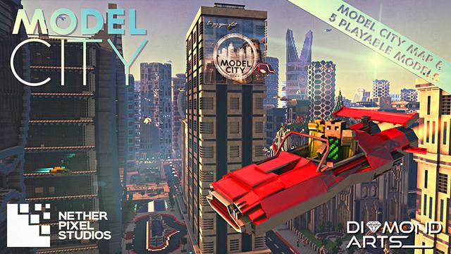 Thumbnail of the Minecraft Bedrock Marketplace product Model City created by Netherpixel.