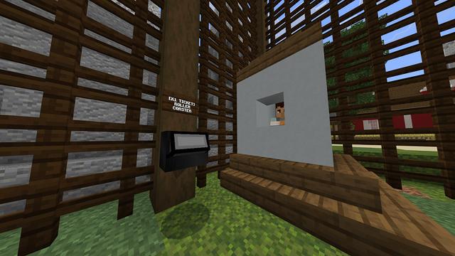 Screenshot of the Minecraft Bedrock Marketplace product Mystery Hunter Mansion created by Netherpixel.