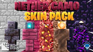 Thumbnail of the Minecraft Bedrock Marketplace product Nether Camo Skin Pack created by Netherpixel.