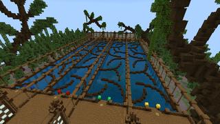 Screenshot of the Minecraft Bedrock Marketplace product Ninja Parkour created by Netherpixel.