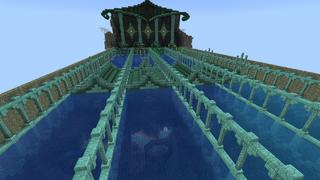 Screenshot of the Minecraft Bedrock Marketplace product Ninja Parkour created by Netherpixel.