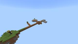 Screenshot of the Minecraft Bedrock Marketplace product One Block and TNT created by Netherpixel.