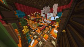Screenshot of the Minecraft Bedrock Marketplace product Parkour Among Giants created by Netherpixel.