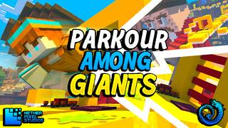 Thumbnail of the Minecraft Bedrock Marketplace product Parkour parmi les géants created by Netherpixel.