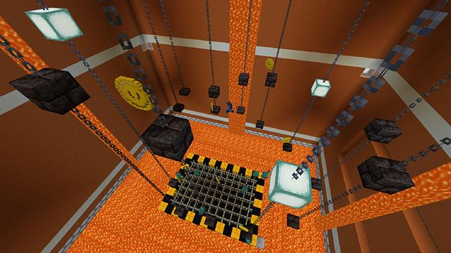 Screenshot of the Minecraft Bedrock Marketplace product Parkour Party created by Netherpixel.