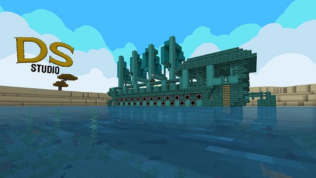 Screenshot of the Minecraft Bedrock Marketplace product Pickcel Piracy created by Netherpixel.