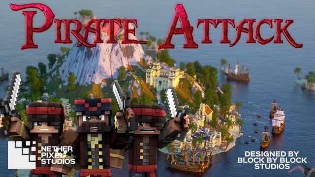 Thumbnail of the Minecraft Bedrock Marketplace product Ataque Pirata created by Netherpixel.
