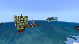Screenshot of the Minecraft Bedrock Marketplace product Pirates and Vikings created by Netherpixel.