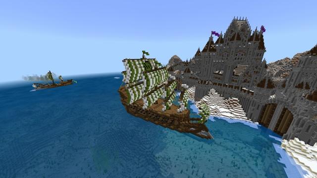 Screenshot of the Minecraft Bedrock Marketplace product Pirates and Vikings created by Netherpixel.