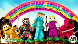 Thumbnail of the Minecraft Bedrock Marketplace product Rainbow Ninjas created by Netherpixel.