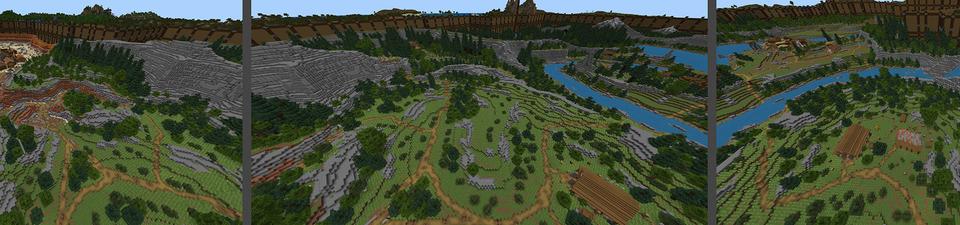 Panorama of the Minecraft Bedrock Marketplace product Ranch Furniture created by Netherpixel.