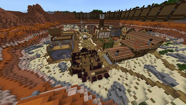 Screenshot of the Minecraft Bedrock Marketplace product Ranch Furniture created by Netherpixel.