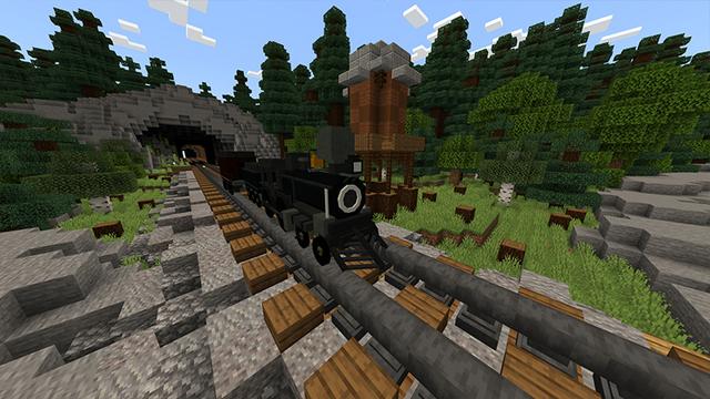 Screenshot of the Minecraft Bedrock Marketplace product Ranch Furniture created by Netherpixel.