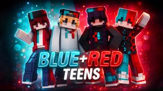 Thumbnail of the Minecraft Bedrock Marketplace product Red and Blue Teens created by Netherpixel.