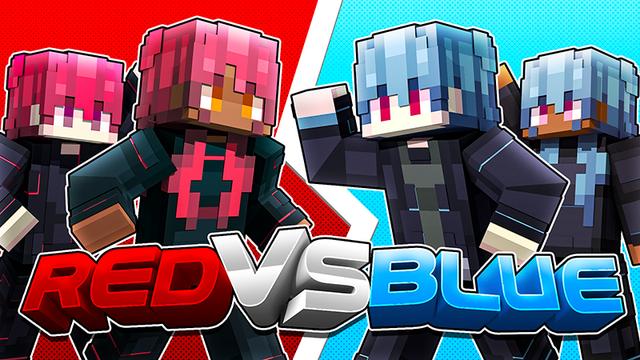 Thumbnail of the Minecraft Bedrock Marketplace product Red VS Blue created by Netherpixel.