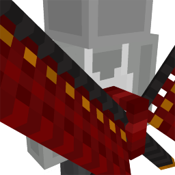 Thumbnail of the Minecraft Bedrock Marketplace product Samurai Back Piece created by Netherpixel.