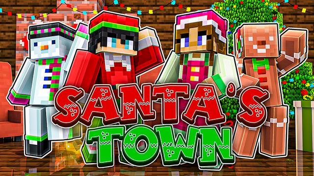 Thumbnail of the Minecraft Bedrock Marketplace product Santa's Town created by Netherpixel.