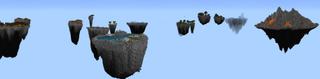 Panorama of the Minecraft Bedrock Marketplace product SKYBLOCK STAR created by Netherpixel.