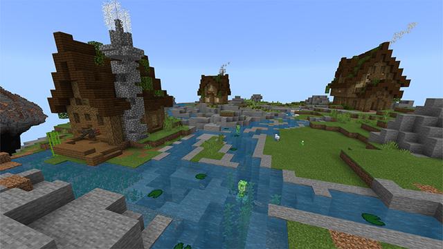 Screenshot of the Minecraft Bedrock Marketplace product SKYBLOCK STAR created by Netherpixel.