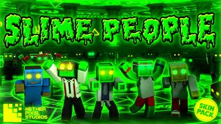 Thumbnail of the Minecraft Bedrock Marketplace product Slime People created by Netherpixel.
