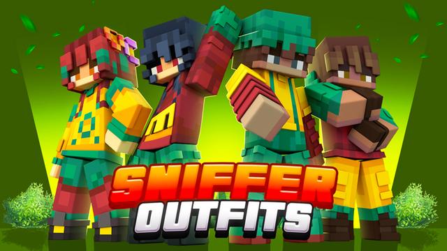 Thumbnail of the Minecraft Bedrock Marketplace product Sniffer Outfits created by Netherpixel.