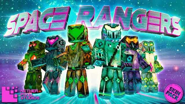 Thumbnail of the Minecraft Bedrock Marketplace product Space Rangers created by Netherpixel.