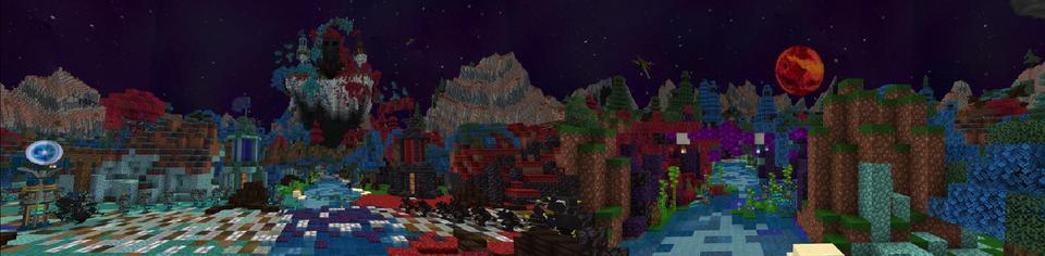 Panorama of the Minecraft Bedrock Marketplace product Star League created by Netherpixel.
