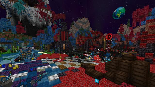 Screenshot of the Minecraft Bedrock Marketplace product Star League created by Netherpixel.