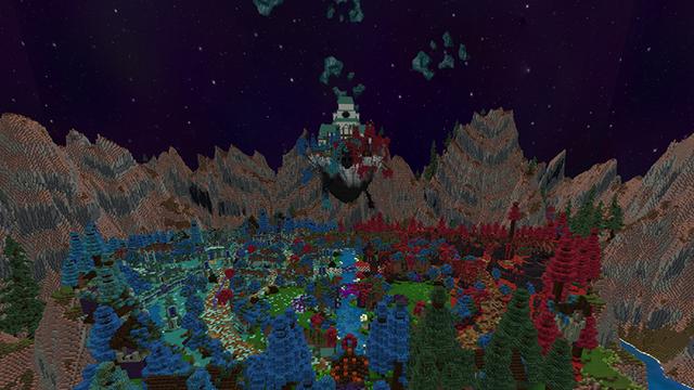 Screenshot of the Minecraft Bedrock Marketplace product Star League created by Netherpixel.
