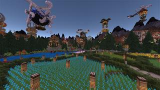 Screenshot of the Minecraft Bedrock Marketplace product Steam City created by Netherpixel.