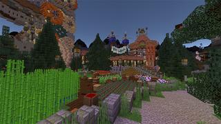 Screenshot of the Minecraft Bedrock Marketplace product Steam City created by Netherpixel.