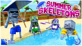 Thumbnail of the Minecraft Bedrock Marketplace product Summer Skeletons created by Netherpixel.