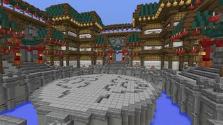 Screenshot of the Minecraft Bedrock Marketplace product Sumo created by Netherpixel.