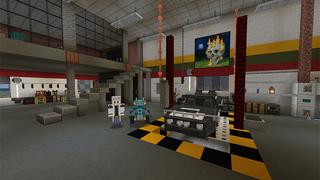 Screenshot of the Minecraft Bedrock Marketplace product Sunset Bay: Racing created by Netherpixel.