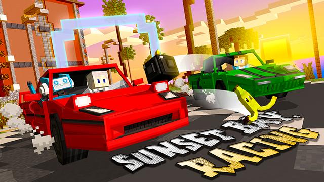 Thumbnail of the Minecraft Bedrock Marketplace product Sunset Bay: Racing created by Netherpixel.