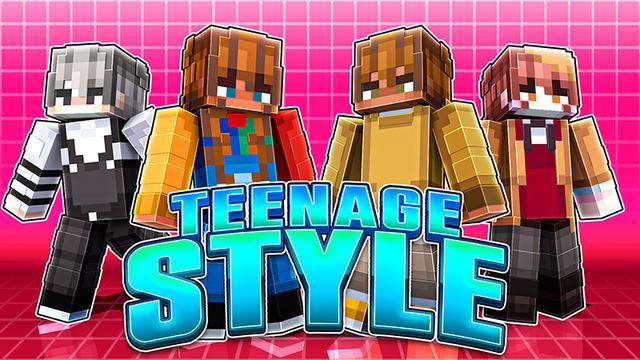 Thumbnail of the Minecraft Bedrock Marketplace product Teenage Style created by Netherpixel.