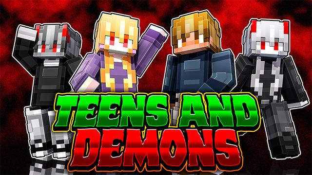 Thumbnail of the Minecraft Bedrock Marketplace product Teens and Demons created by Netherpixel.