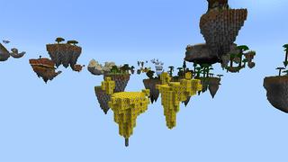 Screenshot of the Minecraft Bedrock Marketplace product The Best Skyblock Ever created by Netherpixel.