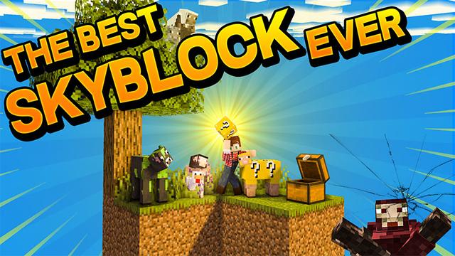 Thumbnail of the Minecraft Bedrock Marketplace product The Best Skyblock Ever created by Netherpixel.