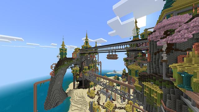 Screenshot of the Minecraft Bedrock Marketplace product The City of Sifa created by Netherpixel.