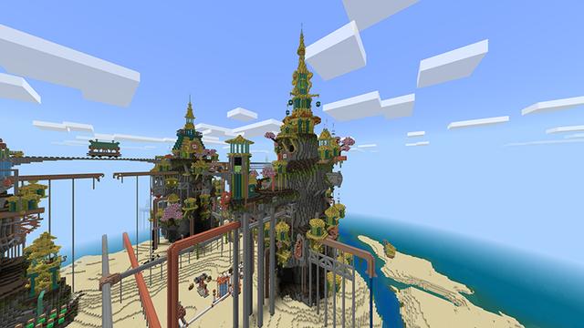 Screenshot of the Minecraft Bedrock Marketplace product The City of Sifa created by Netherpixel.