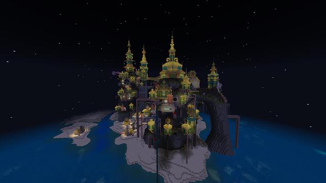 Screenshot of the Minecraft Bedrock Marketplace product The City of Sifa created by Netherpixel.