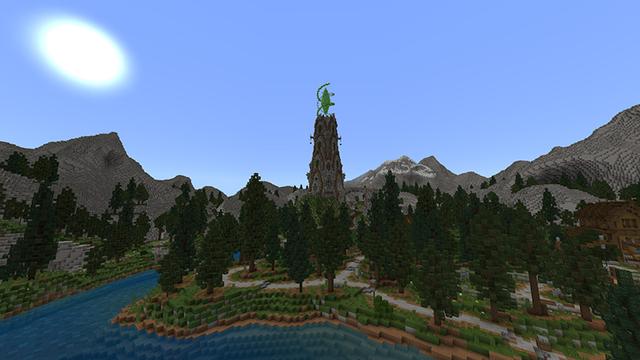 Screenshot of the Minecraft Bedrock Marketplace product The Crypt II created by Netherpixel.