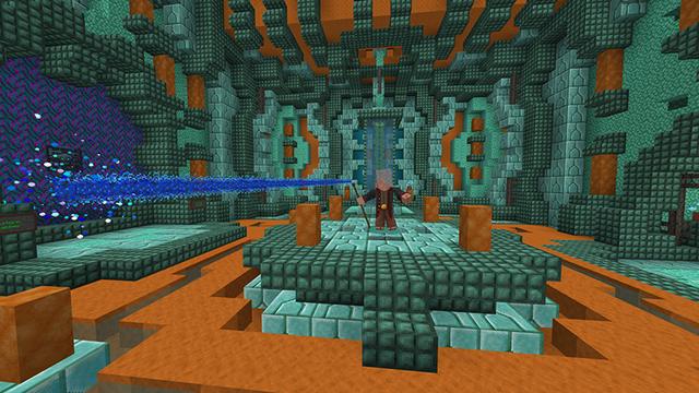 Screenshot of the Minecraft Bedrock Marketplace product The Crypt II created by Netherpixel.